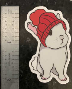 Snow Bunny Sticker